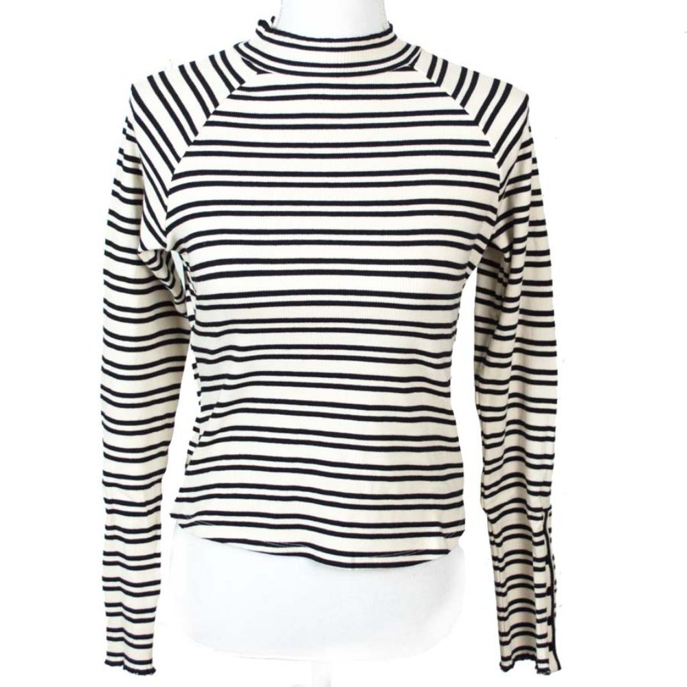 Free People Black Sunday Afternoon Top M - Picture 3 of 10